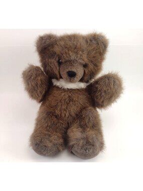 Plush Vintage Brown Teddy Bear By Pennington Stuffed Animal Display Kids Toy